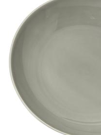 Porcelánový hlboký tanier Kolibri, 6 ks, Porcelán, Sivá, Ø 24 cm