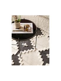 Tapis ethnique Oyo Square, Crème, anthracite