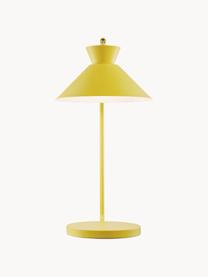 Velká stolní lampa Dial, Okrová žlutá, Ø 25 cm, V 51 cm