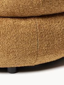 Hocker Alba aus Teddy-Bouclé, Bezug: 100 % Polyester Der strap, Gestell: Massives Fichtenholz, Kie, Teddy-Bouclé Ocker, B 130 x T 62 cm