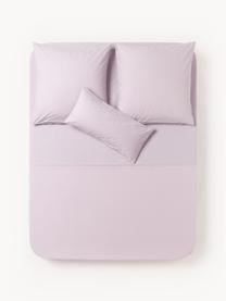 Sábana encimera de percal Elsie, Lavanda, Cama 150/160 cm (240 x 280 cm)