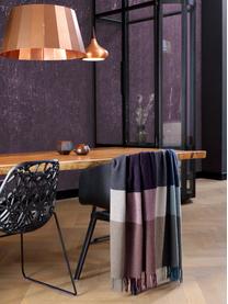 Coperta in cashmere Variation Purple, 80% lana, 20% cashmere, Multicolore, Larg. 130 x Lung. 170 cm