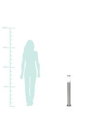 Borne d'éclairage extérieur Chorus, Acier inoxydable, blanc