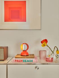 Lampa stołowa Eclisse, Stelaż: stal powlekana, Pomarańczowy, Ø 12 x W 18 cm