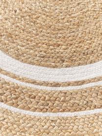Kulatý jutový koberec Clover, ručně vyrobeno, 75 % juta, 25 % bavlna

Materiál použitý v tomto produktu byl testován na škodlivé látky a certifikován podle STANDARD 100 od OEKO-TEX®, HOHENSTEIN HTTI, 16.HIN.79297., Hnědá, bílá, Ø 120 cm (velikost S)