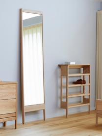 Stojací zrcadlo A Line, Dubové dřevo, Š 72 cm, V 195 cm