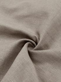 Funda de cojín de lino Mira, 51% lino, 49% algodón, Beige, An 45 x L 45 cm
