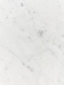 Marmor-Couchtisch Mabel, Marmor, Weiß, marmoriert, B 100 x T 50 cm