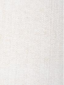 Weiches Chenille-Kissen Chila mit Quasten, mit Inlett, Bezug: 95% Polyester, 5% Baumwol, Weiss, 30 x 50 cm