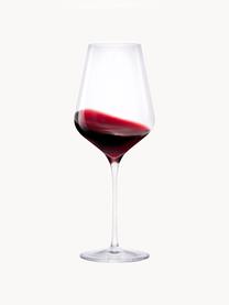 Copas de vino tinto de cristal Quatrophil, 6 uds., Cristal, Transparente, Ø 10 x Al 25 cm, 570 ml