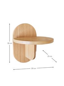 Wandrek Oak, MDF met eikenhoutfineer, FSC-gecertificeerd, Houtkleurig, B 20  x H 30 cm