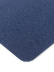 Placemats Asia, 2 stuks, Kunstleer (PVC), Marineblauw, B 33 x L 46 cm