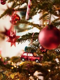 Décorations de sapin de Noël Car, 2 pièces, Rouge de Noël, vert, blanc