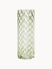 Glas-Vase Marshmallow, Glas, Hellgrün, Ø 12 x H 33 cm