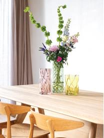 Sklenená váza Marshmallow, Sklo, Svetlozelená, Ø 12 x V 33 cm