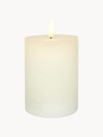 Velas LED de cera Bala, 2 uds., a pilas, Cera, Blanco, Ø 8 x Al 13 cm