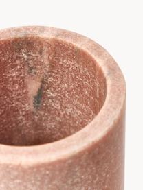 Marmeren opbergpot Simba, Marmer, Terracotta, gemarmerd, Ø 10 x H 12 cm