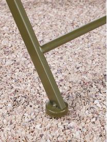 Tavolo da balcone pieghevole Ninet, Metallo rivestito, Verde, Ø 60 x Alt. 70 cm