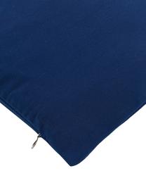 Outdoor kussenhoes Blopp in donkerblauw, Dralon (100% polyacryl), Donkerblauw, B 45 x L 45 cm