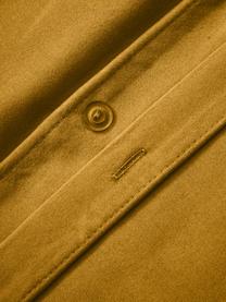 Flanelový povlak na polštář Biba, Hořčicově žlutá, Š 70 cm, D 80 cm