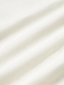 Copricuscino in cotone ricamato Bardia, Rivestimento: 100% cotone, Ornamento: 100% acrilico, Beige, bianco latte, Larg. 45 x Lung. 45 cm