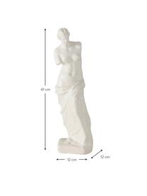 Oggetto decorativo Lorenza, Gres, Bianco, Larg. 12 x Alt. 41 cm