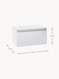 Mueble de baño Perth, 70 cm, Blanco, An 70 x Al 37 cm