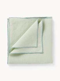 Serviettes de table en lin avec passepoil Kennedy, 4 pièces, 100 % lin délavé

Le lin est une fibre naturelle qui se caractérise par ses propriétés respirantes, sa résistance et son toucher doux

Le matériau est certifié STANDARD 100 OEKO-TEX®, 6760CIT, CITEVE, Vert sauge, vert menthe, larg. 45 x long. 45 cm