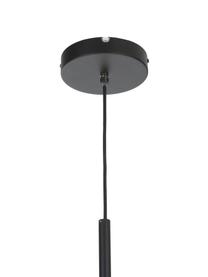 Závesná lampa zo skla Emily, Čierna, Š 30 x V 90 cm