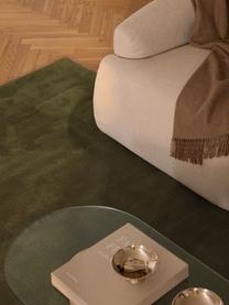 Tapis en laine tissé à la main Zayne, Vert foncé, larg. 80 x long. 150 cm (taille XS)