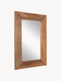 Espejo de pared de madera de mango Indigo, Estructura: madera de mango con certi, Espejo: cristal, Marrón oscuro, An 61 x Al 92 cm