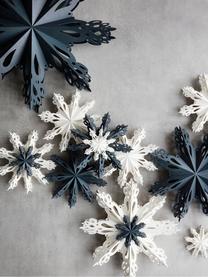 Baumanhänger Snowflake, 2 Stück, Papier, Weiß, Ø 15 cm