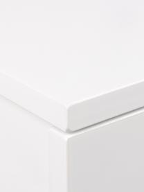 Table de chevet murale Avignon, MDF (panneau en fibres de bois à densité moyenne), laqué, Blanc, larg. 37 x haut. 13 cm