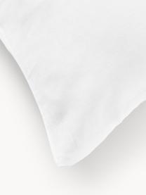 Povlak na polštář z bavlněného saténu Comfort, Bílá, Š 40 cm, D 80 cm