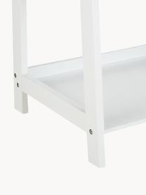 Niedriges Regal Wally, Mitteldichte Holzfaserplatte (MDF), lackiert, Weiss, B 63 x H 130 cm