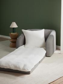 Sillón cama Eliot, Tapizado: 88% poliéster, 12% nylon , Patas: plástico, Tejido gris oscuro, An 100 x F 94 cm