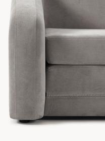 Slaapfauteuil Eliot, Bekleding: 88% polyester, 12% nylon , Frame: spaanplaat, grenenhout, Poten: kunststof Dit product is , Geweven stof donkergrijs, B 100 x D 94 cm