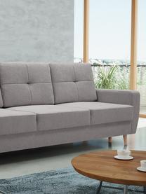 Sofa z funkcją spania i miejscem do przechowywania Bueno (3-osobowa), Tapicerka: 100% poliester, Szary, S 231 x G 92 cm