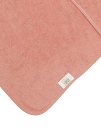 Ręcznik dla dzieci z bawełny organicznej Fox, 100% bawełna organiczna, Blady różowy, biały, czarny, S 80 x D 80 cm