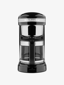 Filterkaffeemaschine Classic, Gehäuse: Metall, beschichtet, Kanne: Glas, Kunststoff, Metall,, Schwarz, glänzend, B 18 x H 36 cm