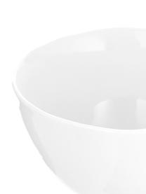 Miska s nerovným povrchom Porcelino, 6 ks, Porcelán, úmyselne nerovný, Biela, Ø 15 x V 8 cm