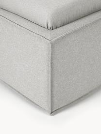 Einzelbett Dream mit Stauraum, Bezug: Polyester (Strukturstoff), Korpus: Massives Kiefernholz, Pla, Webstoff Hellbeige, B 90 x L 200 cm