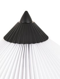 Design Stehlampe Matisse mit Marmorfuß, Lampenschirm: Stoff, Lampenfuß: Marmor, Weiß, Schwarz, Ø 60 x H 150 cm