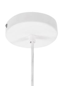 Lámpara de techo de lino Clouds, Pantalla: lino, Estructura: metal con pintura en polv, Anclaje: metal con pintura en polv, Cable: plástico, Blanco, Ø 30 x Al 30 cm
