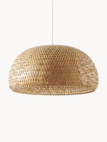 Suspension design en bambou Eden, Beige, Ø 45 x haut. 21 cm