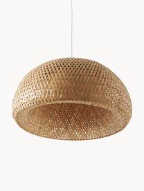 Suspension design en bambou Eden, Beige, Ø 45 x haut. 21 cm