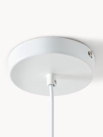 Design hanglamp Eden van bamboehout, Lampenkap: bamboe, Beige, Ø 45 x H 21 cm