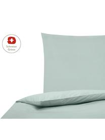 Baumwollperkal-Bettdeckenbezug Elsie in Salbeigrün, Webart: Perkal Fadendichte 200 TC, Salbeigrün, B 200 x L 210 cm