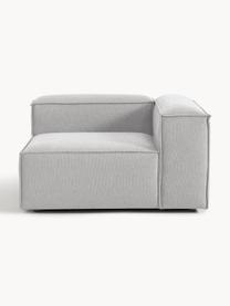 Módulo de esquina sofá Lennon, Tapizado: 100% poliéster Alta resis, Estructura: madera contrachapada de p, Patas: plástico Este producto es, Tejido gris, An 119 x F 119 cm, chaise longue izquierda