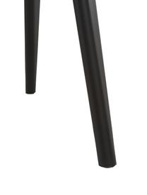 Sillas de plástico Smilla, 2 uds., Asiento: plástico, Patas: plástico, Negro mate, An 43 x F 49 cm